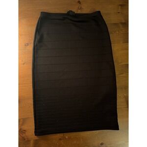 Women's Top Shop Black Stretch Pencil Skirt. US size 4